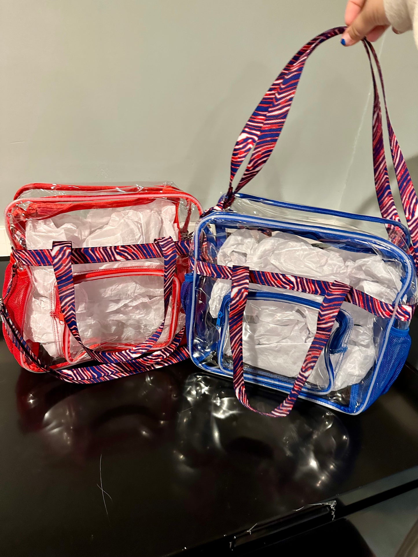 Buffalo Zebra Stadium Bag