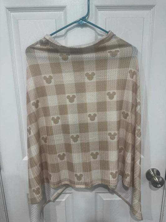 Checkered mouse nursing cover