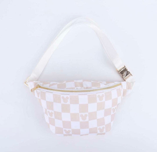 Fanny Pack Checkered mouse! READY TO SHIP